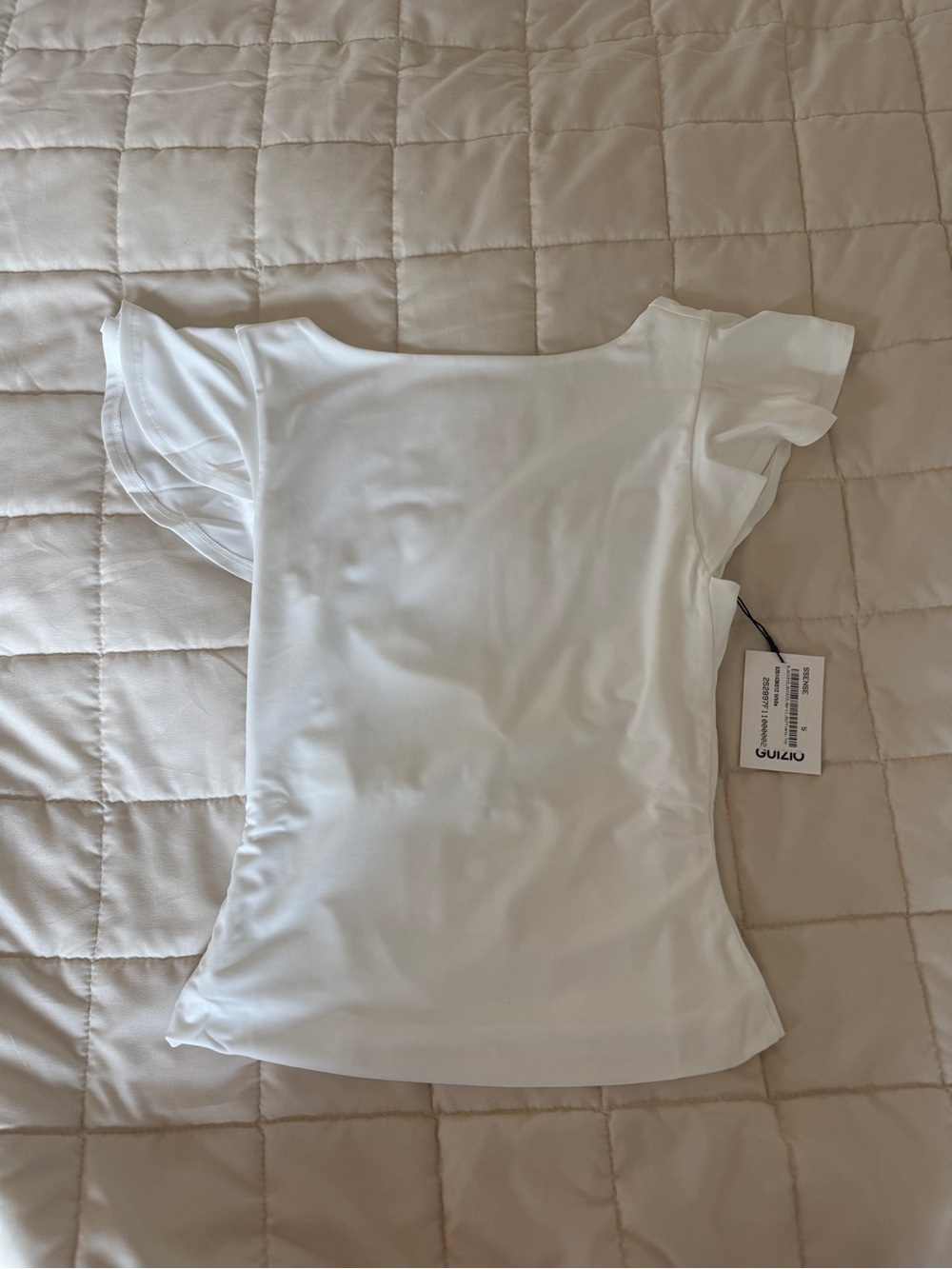 NWT Guizio Soffiano Top Blouse White - Picture 9 of 10